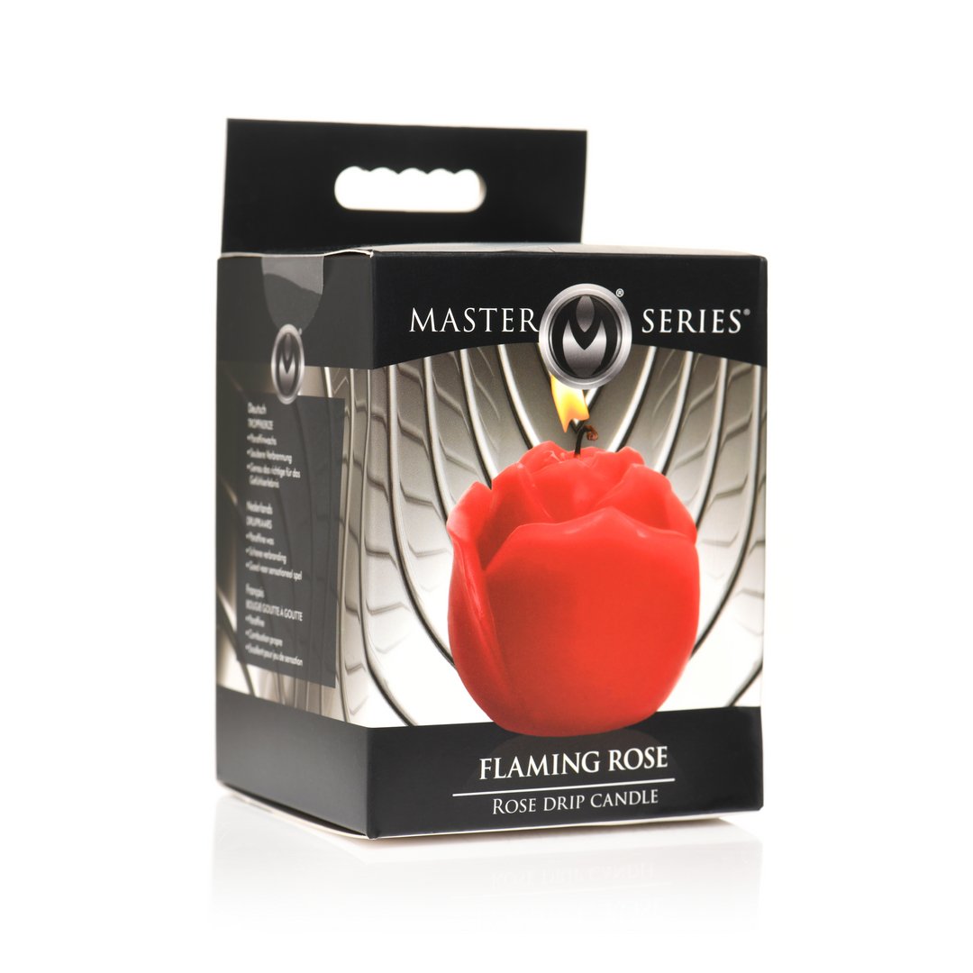 Flaming Rose - Drip Candle - Red - EroticToyzProducten,Veilige Seks, Verzorging Hulp,Massage,Massagekaarsen,Nieuwe Producten,,GeslachtsneutraalXR Brands