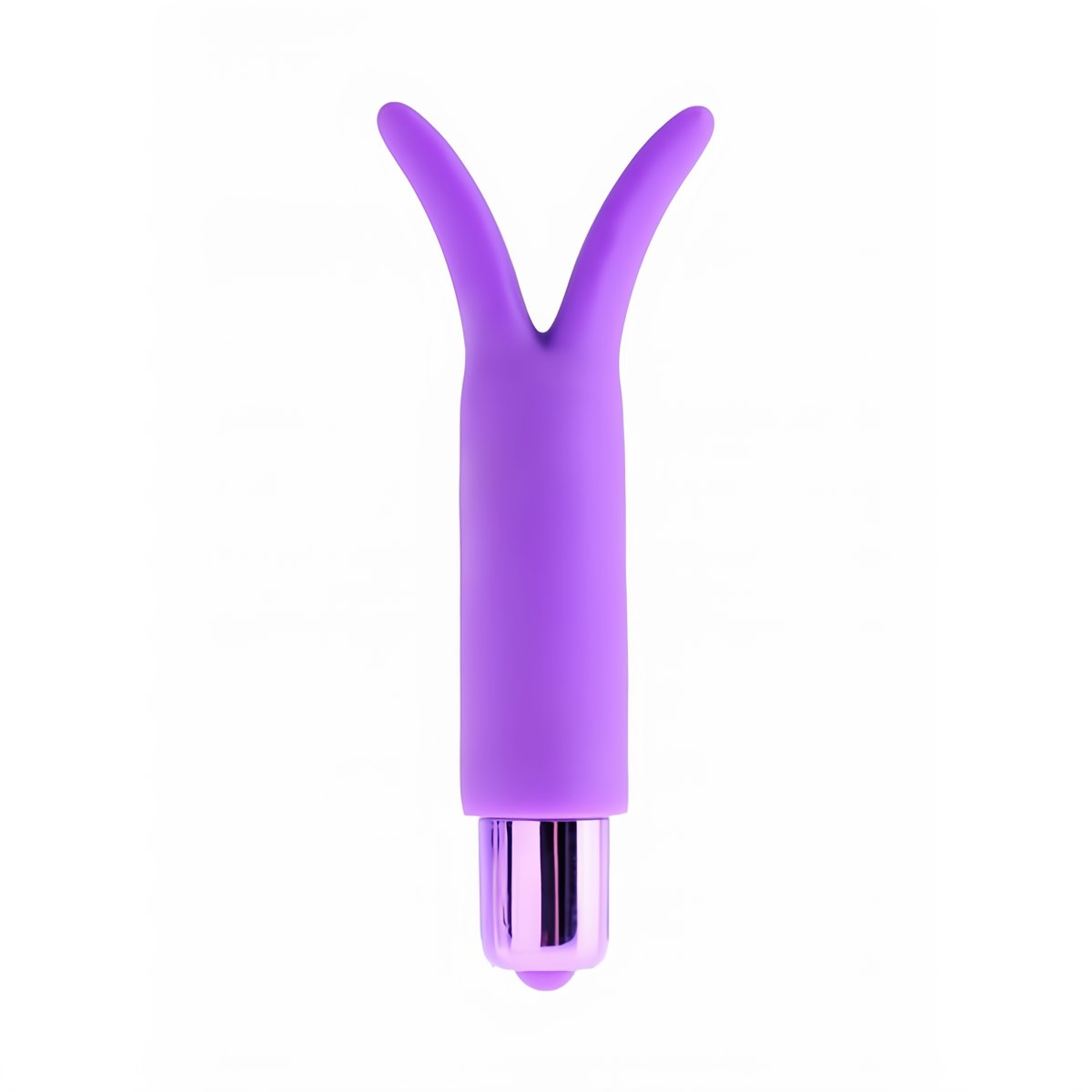 'Fun Factory Silicone Vibrator met Flikkerende Oren - Paars' - EroticToyzKogel - en MinivibratorsPipedream