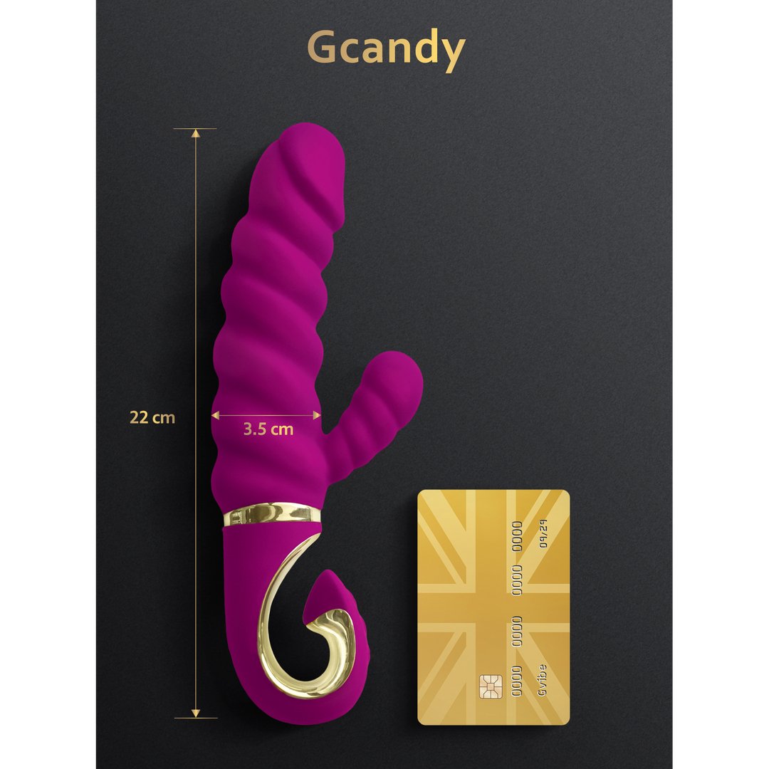 G - Candy - Sweet Raspberry - EroticToyzProducten,Toys,Vibrators,Rabbit Vibrators,,GeslachtsneutraalG - Vibe