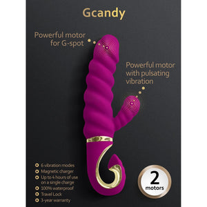 G - Candy - Sweet Raspberry - EroticToyzProducten,Toys,Vibrators,Rabbit Vibrators,,GeslachtsneutraalG - Vibe