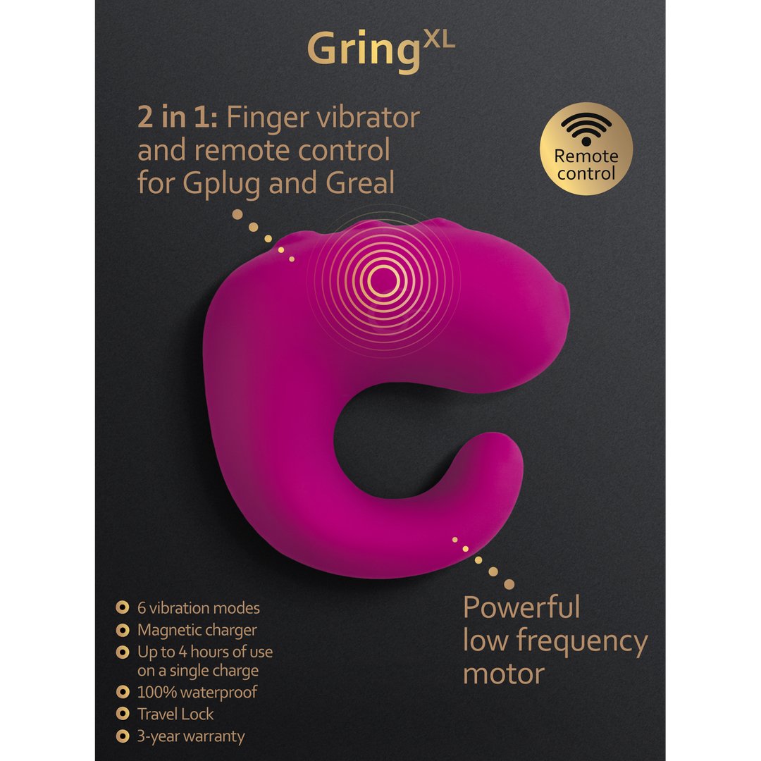 G - Ring XL - Sweet Raspberry - EroticToyzProducten,Toys,Anaal Toys,Buttplugs Anale Dildo's,Buttplugs Anale Dildo's Vibrerend,Vibrators,Clitoris Stimulator,Tip Vibrator,Vingervibrator,,GeslachtsneutraalG - Vibe