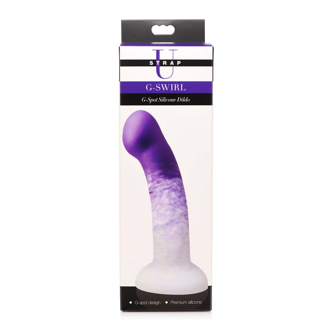 G - Swirl - G - Spot Silicone Dildo - EroticToyzProducten,Toys,Dildos,Voorbinddildo's,Voorbinddildo's,Outlet,,GeslachtsneutraalXR Brands