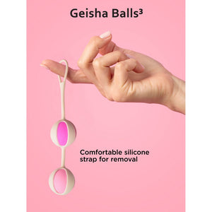 Geisha Balls 3 - Sugar Pink - EroticToyzProducten,Toys,Sexuele Training,Vaginale ballen Ben Wa - ballen,,VrouwelijkG - Vibe