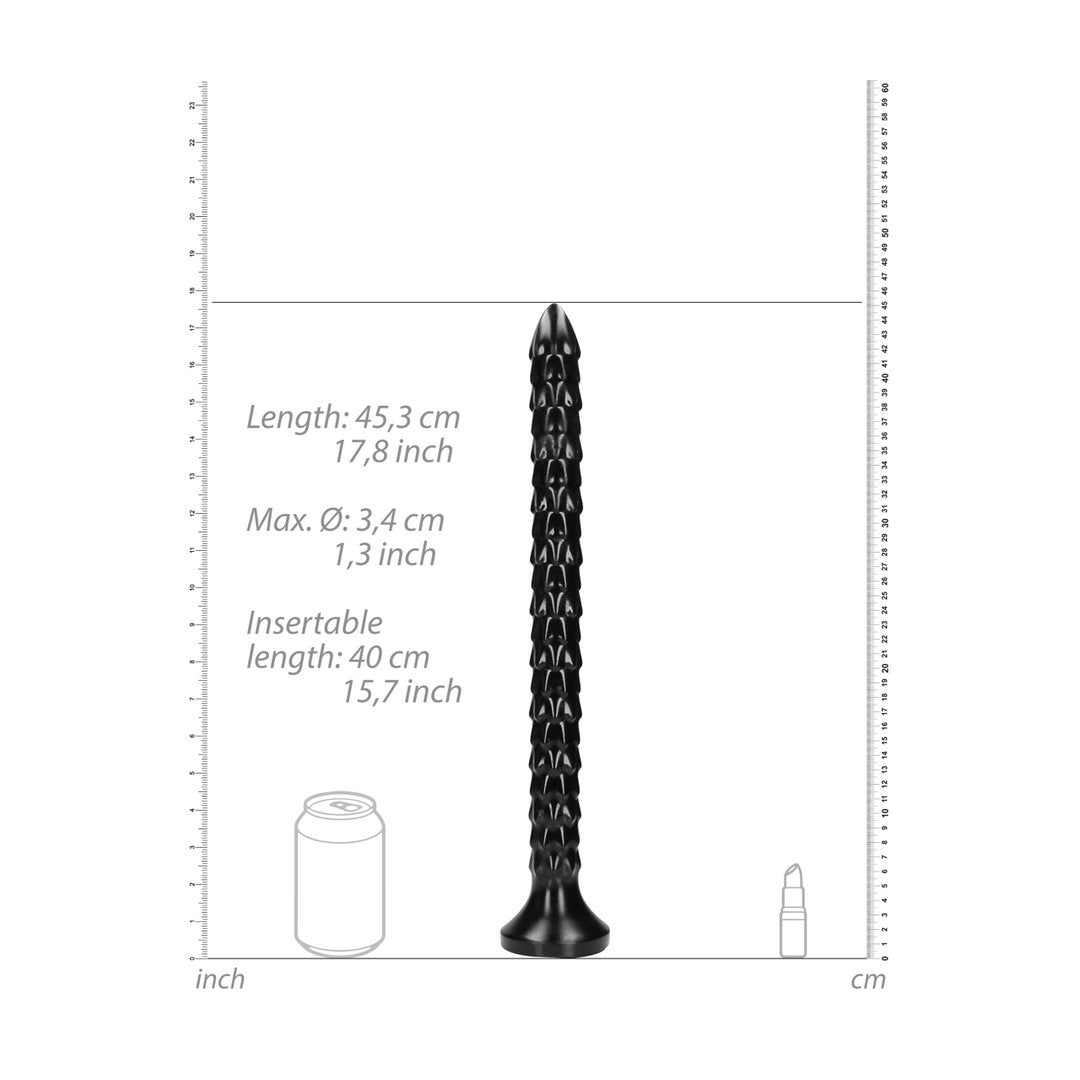 Geschaalde Anale Slang Dildo - 40 cm met Zuignap - EroticToyzButtplugs Anale Dildo's Niet VibrerendOuch! by Shots