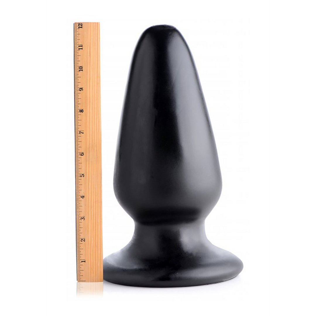 Gigantor XXXL Tapered Butt Plug - Zwart - EroticToyzButtplugs Anale Dildo's Niet VibrerendXR Brands