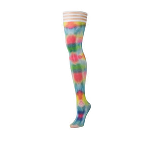 Gilly - Thigh High - C - Rainbow - EroticToyzProducten,Lingerie,Accessoires Lingerie,Kousen,,VrouwelijkKix'ies