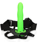 Glow in the Dark Curved Hollow Strap - 20 cm - EroticToyzProducten,Toys,Toys voor Koppels,Voorbinddildo's,Dildos,Voorbinddildo's,Hol,,GeslachtsneutraalOuch! by Shots