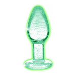 Glow - In - The - Dark - Glass Butt Plug - Small - EroticToyzProducten,Toys,Anaal Toys,Buttplugs Anale Dildo's,Buttplugs Anale Dildo's Niet Vibrerend,,GeslachtsneutraalXR Brands