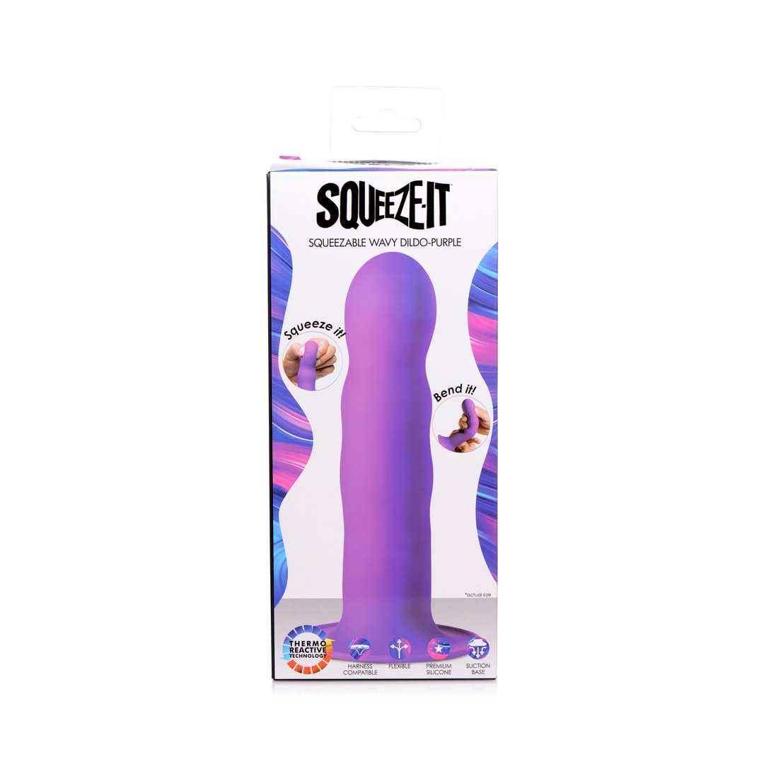 'Golvend Siliconen Dildo Met Zuignap - 20 cm' - EroticToyzRealistische Dildo'sXR Brands