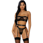 Good As Gold Lingerie Set - Lingerie Set - S - EroticToyzProducten,Lingerie,Lingerie voor Haar,3 - Delige Set,Outlet,,VrouwelijkForplay