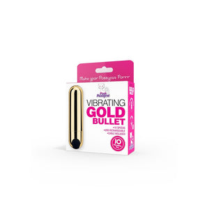 'Gouden Vibratie Bullet - USB Oplaadbaar & Splash - Proof' - EroticToyzKogel - en MinivibratorsPink Pussycat