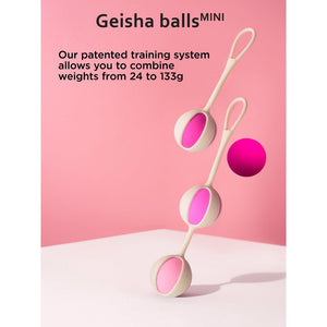 Gvibe Geisha Balls Mini 4 Delige Set - Framboos - EroticToyzVaginale ballen Ben Wa - ballenG - Vibe