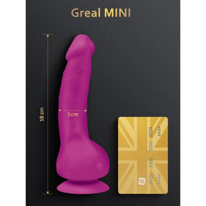 Gvibe Greal Mini Dildo 13 cm Met Zuignap - Fuchsia - EroticToyzRealistische VibratorsG - Vibe