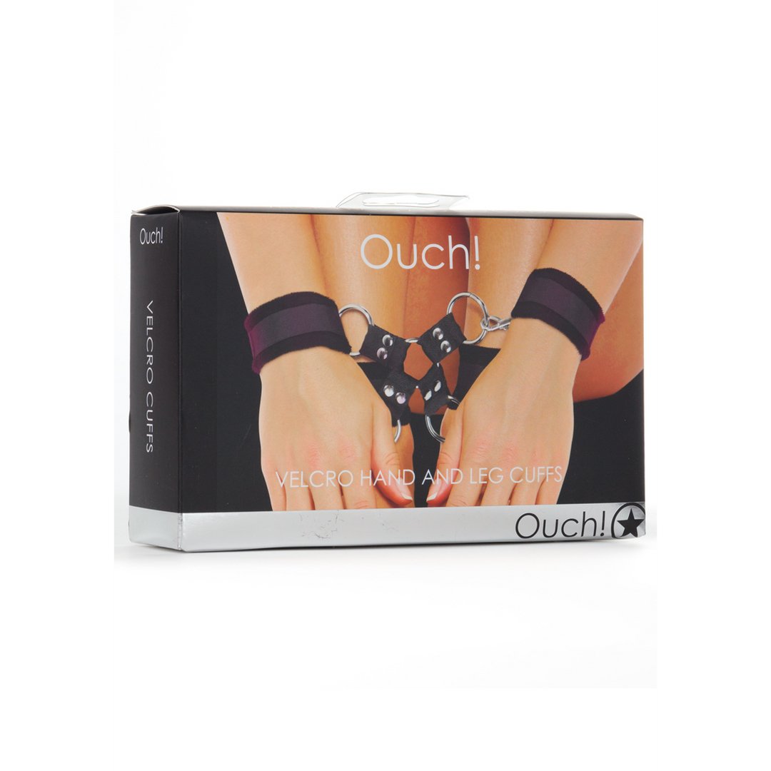 Hand and Leg Cuffs with Velcro - EroticToyzProducten,Toys,Fetish,Boeien,Enkelboeien,Handboeien,,GeslachtsneutraalOuch! by Shots