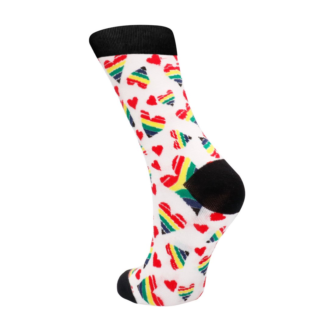 Happy Hearts Uniseks Sokken - EU Maat 36 - 41 - EroticToyzSokkenSexy Socks by Shots