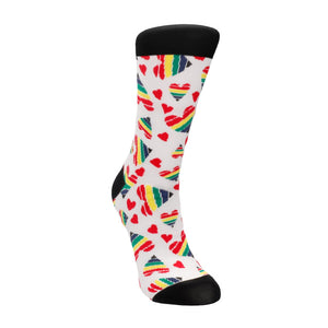 Happy Hearts Uniseks Sokken - EU Maat 36 - 41 - EroticToyzSokkenSexy Socks by Shots