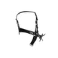 Head Harness with Spider Gag and Nose Hooks - Black - EroticToyzProducten,Toys,Fetish,Gags,Maskers,Gezichtsmasker,,Ouch! by Shots