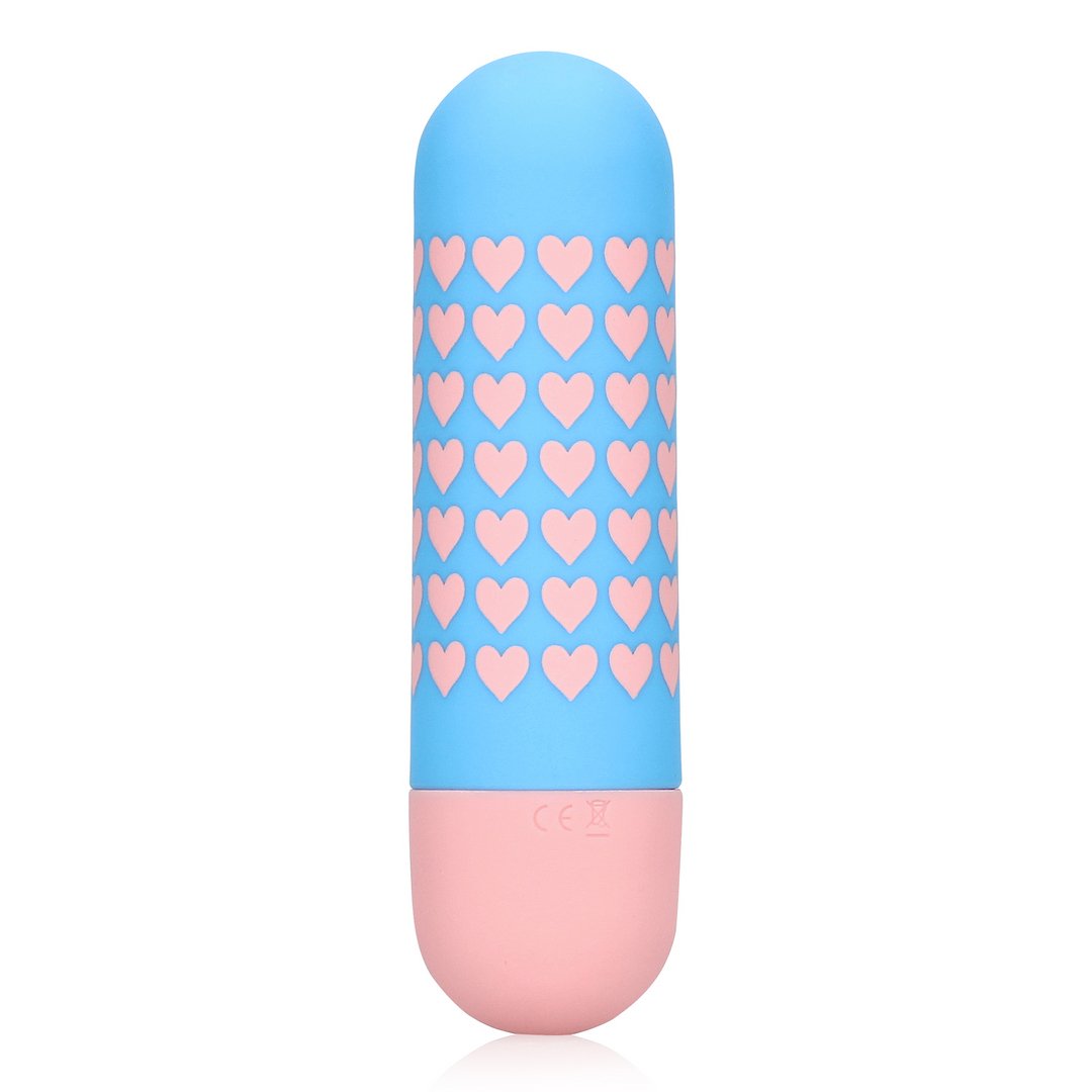 'Heart to Get Bullet Vibrator - 10 Snelheidsmodi, Oplaadbaar - Zwart' - EroticToyzKogel - en MinivibratorsS - Line by Shots