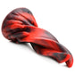 Hell Kiss Twisted Tongues Silicone Dildo - Red - EroticToyzProducten,Toys,Dildos,Niet - Fallische Dildo's,,GeslachtsneutraalXR Brands