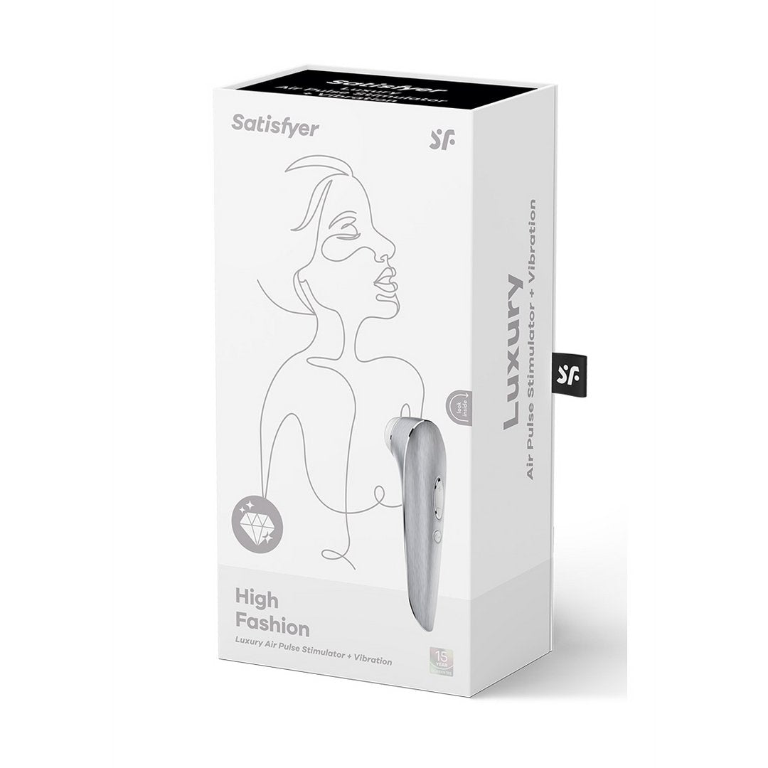High Fashion - Air Pulse Stimulator + Vibration - EroticToyzProducten,Toys,Vibrators,Clitoris Stimulator,Air Pulse,Luxe Vibrator,,VrouwelijkSatisfyer