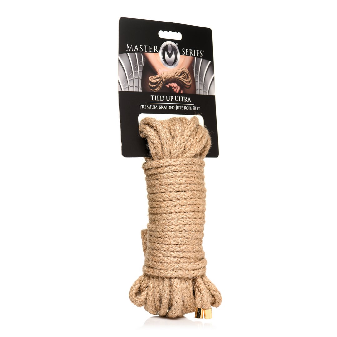 Hoogwaardig Gevlochten Jute Touw - 50ft - 6mm - Bruin - EroticToyzProducten,Toys,Fetish,Touwen,Nieuwe Producten,,GeslachtsneutraalXR Brands