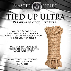 Hoogwaardig Gevlochten Jute Touw - 50ft - 6mm - Bruin - EroticToyzProducten,Toys,Fetish,Touwen,Nieuwe Producten,,GeslachtsneutraalXR Brands