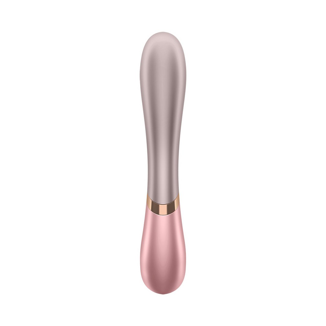 Hot Lover - Heating Rabbit Vibrator - Dark Pink - EroticToyzProducten,Toys,Vibrators,Rabbit Vibrators,Verwarmende Vibrators,,VrouwelijkSatisfyer