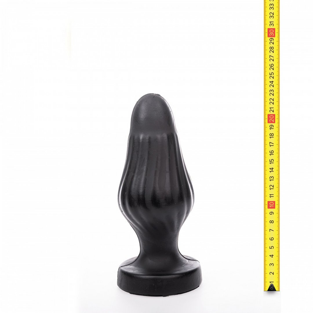 'Hung System Corny Butt Plug 22,5 cm - Zwart' - EroticToyzVoorbinddildo'sHung System