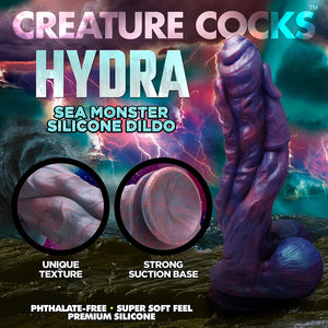 'Hydra Zeemonster Dildo Met 3 Hoofden - Paars' - EroticToyzNiet - Fallische Dildo'sXR Brands