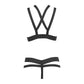 In Love and Lust - Open Bra and Tong - OS - Black - EroticToyzProducten,Lingerie,Lingerie voor Haar,2 - Delige Set,Strings en Slipjes,,VrouwelijkAllure