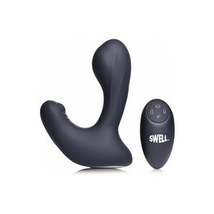 Inflatable and Tapping Prostate Vibe with Remote Control - EroticToyzProducten,Toys,Anaal Toys,Prostaatstimulatoren,,XR Brands
