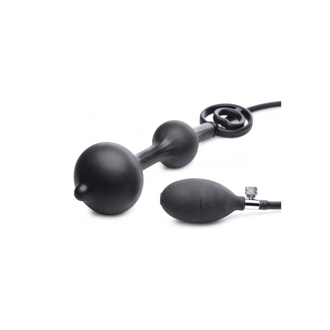 Inflatable Silicone Anal Plug + Cock and Ball Ring - EroticToyzProducten,Toys,Anaal Toys,Buttplugs Anale Dildo's,Buttplugs Anale Dildo's Niet Vibrerend,Dildos,Opblaasbaar,Toys voor Mannen,Cockringen,Ball Straps,,MannelijkXR Brands