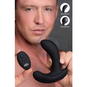 Inflatable Vibrating Silicone Prostate Plug - EroticToyzProducten,Toys,Anaal Toys,Prostaatstimulatoren,Dildos,Opblaasbaar,,XR Brands