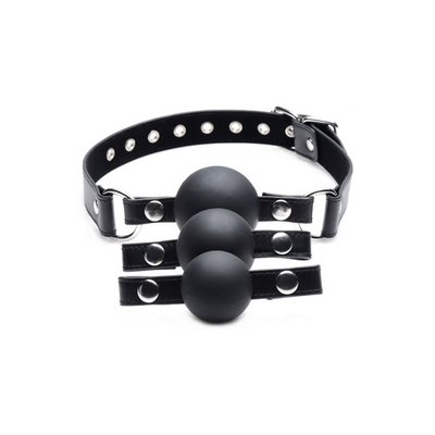 Interchangeable Silicone Ball Gag - EroticToyzProducten,Toys,Fetish,Gags,,GeslachtsneutraalXR Brands