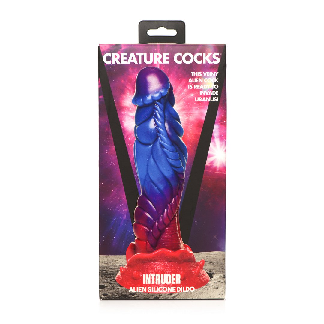 Intruder Alien Silicone Dildo Purple - EroticToyzNiet - Fallische Dildo'sXR Brands