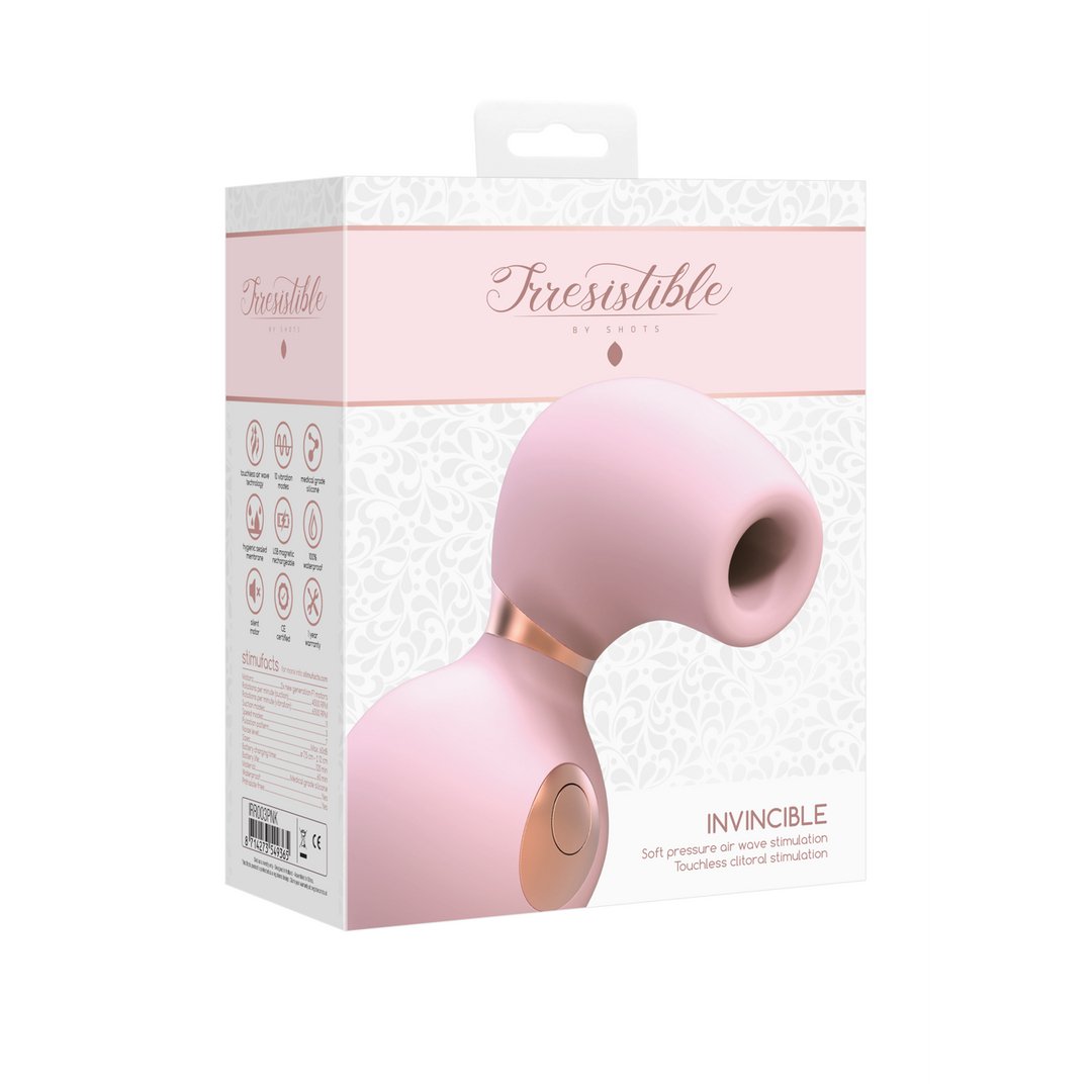 Invincible - Air Pulse Vibrator - EroticToyzProducten,Toys,Vibrators,Airpulse - Vibrator,Clitoris Stimulator,Lay - on Vibrator,,VrouwelijkIrresistible by Shots