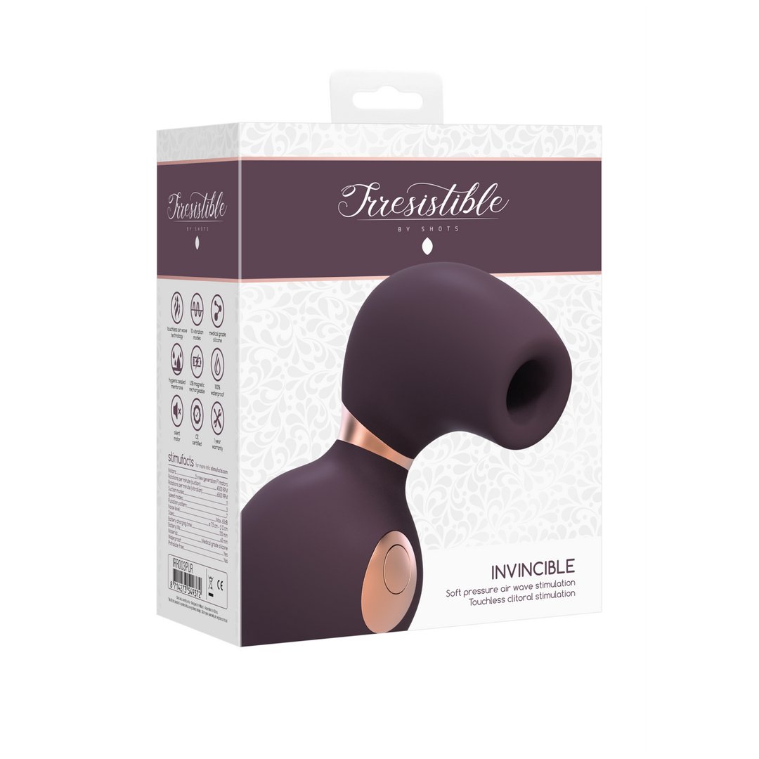 Invincible - Air Pulse Vibrator - EroticToyzProducten,Toys,Vibrators,Airpulse - Vibrator,Clitoris Stimulator,Lay - on Vibrator,,VrouwelijkIrresistible by Shots