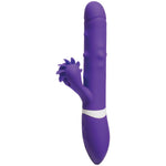 'iRoll Rabbit Vibrator met Stimulerende Tongen - Paars' - EroticToyzRabbit VibratorsDoc Johnson