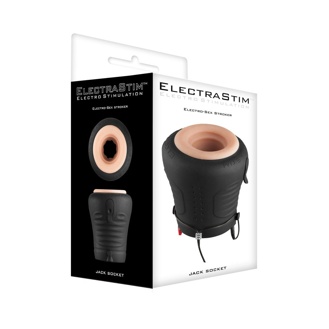 Jack Socket - Electro Masturbator - EroticToyzProducten,Toys,Toys met Electrostimulatie,Masturbators,,GeslachtsneutraalElectraStim