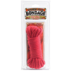 Japanese Cotton Bondage Rope - Red - EroticToyzProducten,Toys,Fetish,Bondagetape,,GeslachtsneutraalDoc Johnson