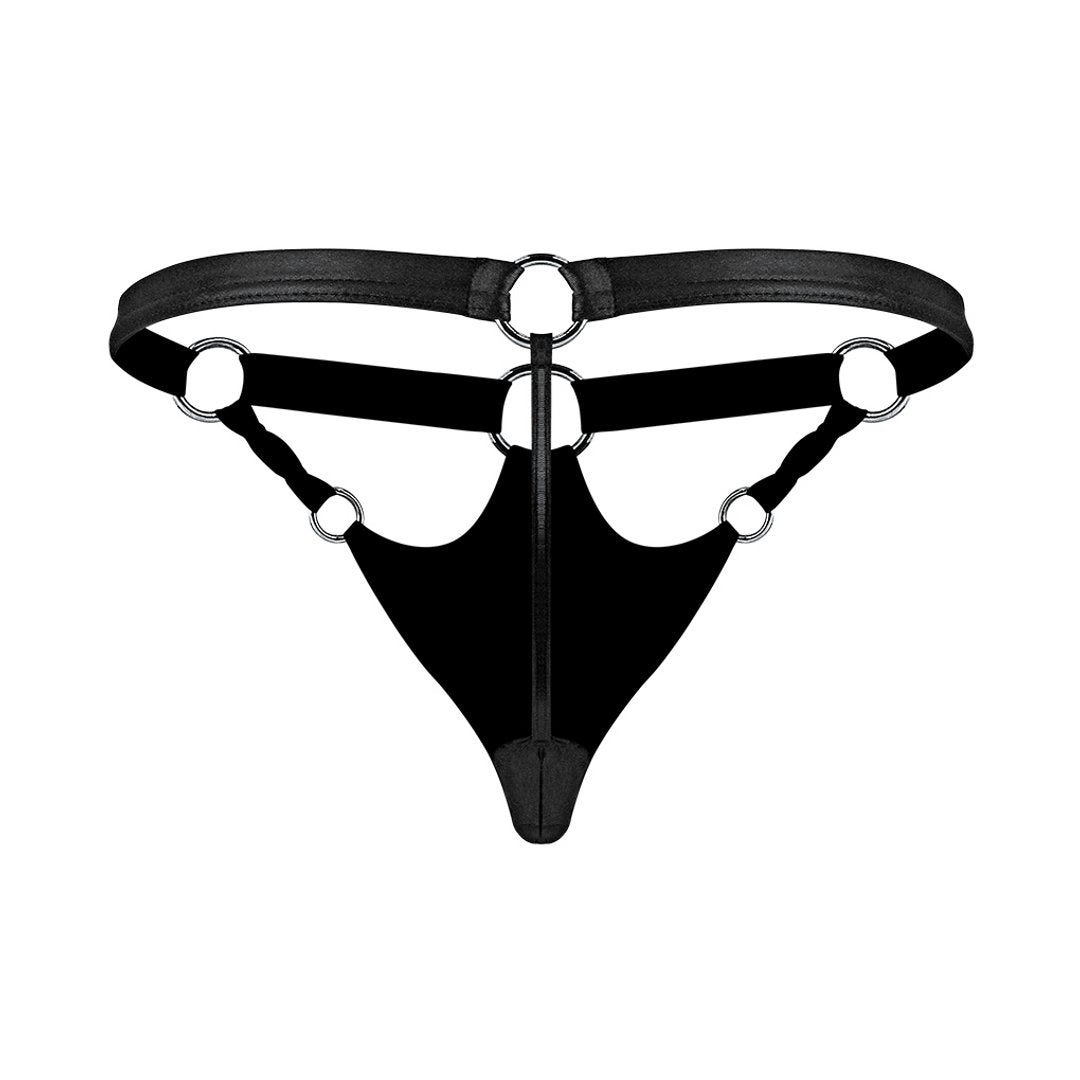 Jouster - XL - Black - EroticToyzProducten,Lingerie,Lingerie voor Hem,Fetishkleding voor Hem,Strings,,MannelijkMale Power