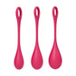 Kegelballetjes Set - Rood - EroticToyzProducten,Toys,Sexuele Training,Vaginale ballen Ben Wa - ballen,,GeslachtsneutraalSatisfyer