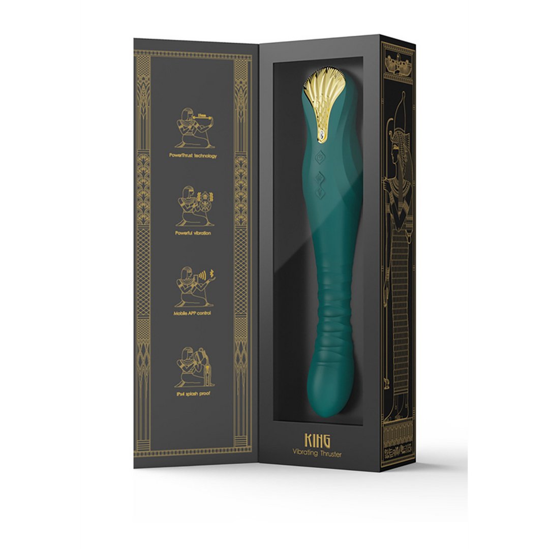 King - Power Thrust Vibrator - EroticToyzProducten,Toys,Vibrators,Luxe Vibrator,Thrusting Vibrators,,VrouwelijkZalo