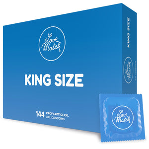 King Size - 60 mm - 144 Pieces - EroticToyzProducten,Veilige Seks, Verzorging Hulp,Veilige Seks,Condooms voor Mannen,,MannelijkLove Match