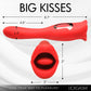 Kiss and Tell Pro - Dual - Ended Kissing Vibrator - Red - EroticToyzProducten,Toys,Vibrators,Clitoris Stimulator,Lay - on Vibrator,G - Spot Vibrator,Nieuwe Producten,,GeslachtsneutraalXR Brands