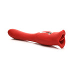 Kiss and Tell Pro - Dual - Ended Kissing Vibrator - Red - EroticToyzProducten,Toys,Vibrators,Clitoris Stimulator,Lay - on Vibrator,G - Spot Vibrator,Nieuwe Producten,,GeslachtsneutraalXR Brands