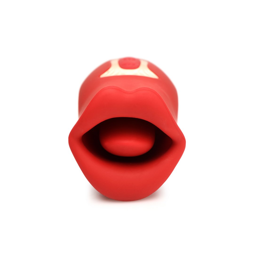 Kiss and Tell - Silicone Kissing and Vibrating Clitoral Stimulator - Red - EroticToyzProducten,Toys,Vibrators,Clitoris Stimulator,Lay - on Vibrator,Binnenkort Verwacht,,GeslachtsneutraalXR Brands