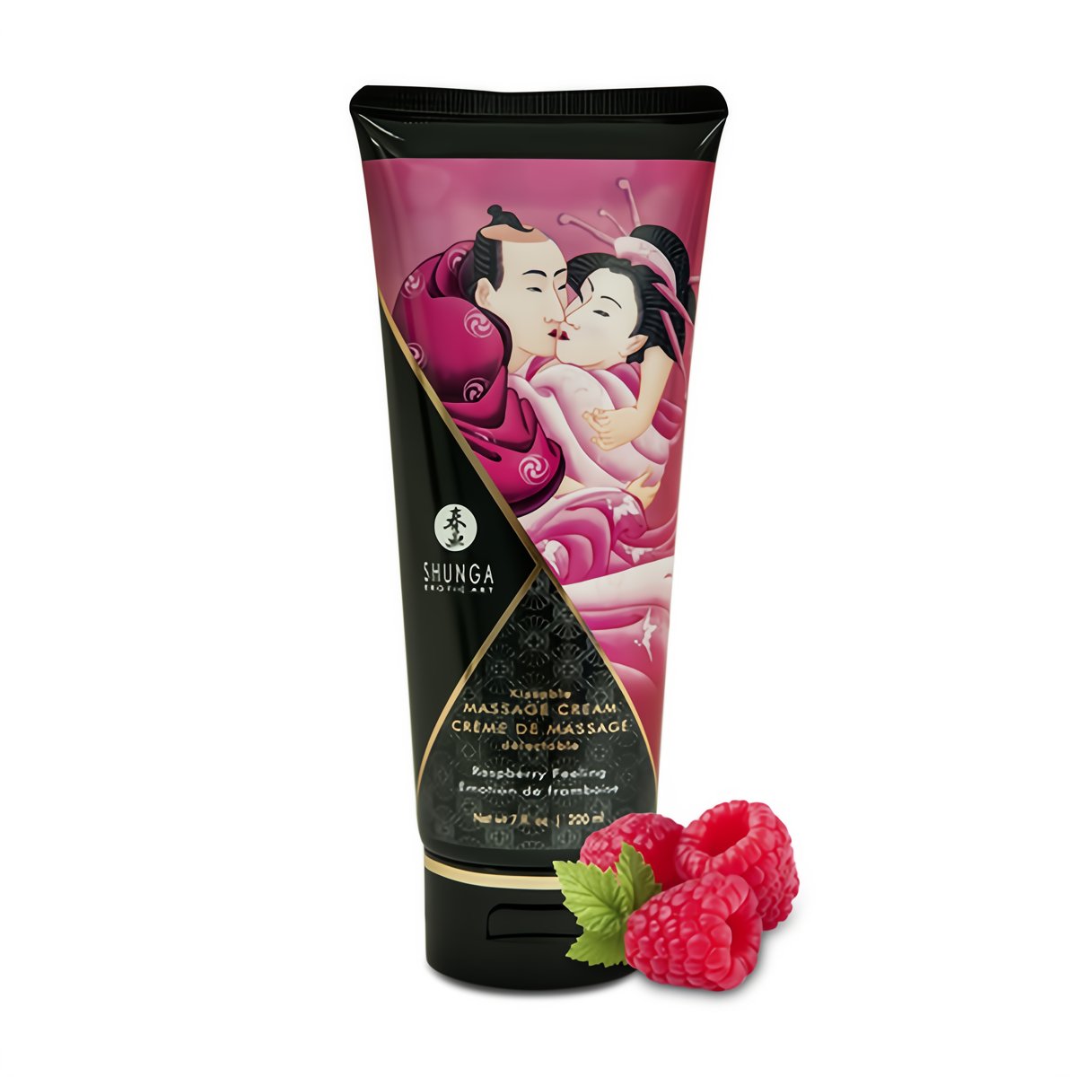 'Kissable Massage Crème 200 ml – Framboos' - EroticToyzMassage OliënShunga