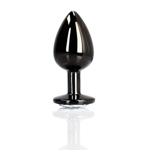 Kleine Ronde Gem Buttplug - Metalen Oppervlak en Edelsteen Basis - EroticToyzButtplugs Anale Dildo's Niet VibrerendOuch! by Shots