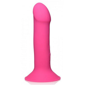 Knijpbare Trillende Dildo - Siliconen, Oplaadbaar, 10 Trillingsfuncties, Harnascompatibel - EroticToyzProducten,Toys,Vibrators,Strap On Vibrators,Strap On Vibrators,,XR Brands